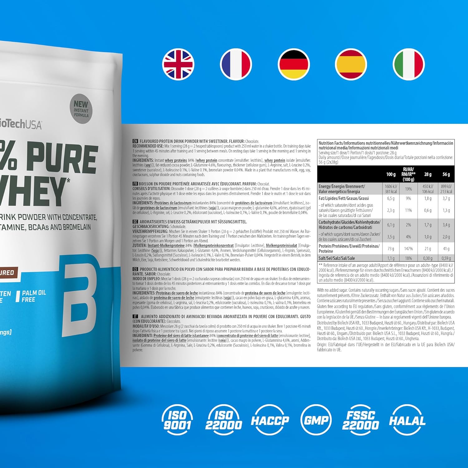 100% PURE WHEY 1KG