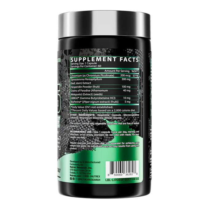 LIPO6 STIM-FREE 60CAPSULES